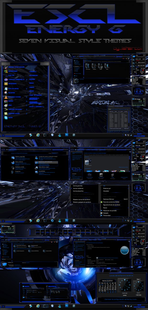 ESCL Energy G_Blue Se7en Visual Style